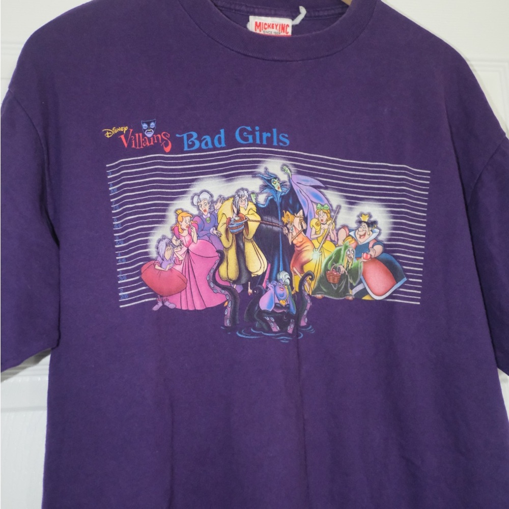 Disney Villains Bad Girls Club Purple Vintage T-Shirt